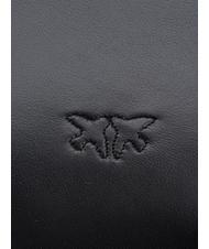 PINKO LOVE CLICK PUFF CLASSIC Leather shoulder bag black limousine block color - Women’s Bags - 4