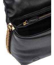 PINKO LOVE CLICK PUFF CLASSIC Leather shoulder bag black limousine block color - Women’s Bags - 6