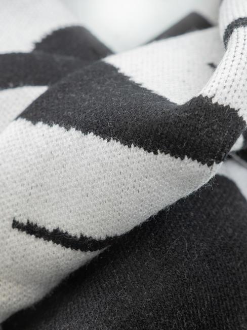 ZAMIG Maxi logo scarf black/blk - Scarves