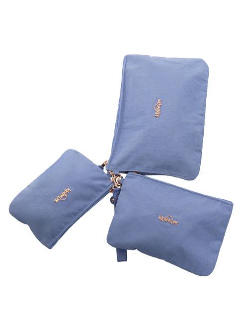 IAKA L WRISTLET Trio clutch bag with cuff lilac glitter - Women’s Bags