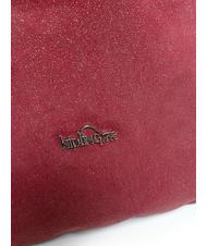 KIPLING IAKA L WRISTLET Trio clutch bag with cuff carmine glitter - Women’s Bags - 5