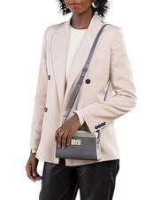 FURLA 1927 Leather mini bag soil/marble w/pearl e - Women’s Bags - 5