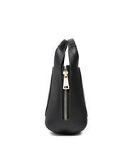 FURLA GILDA Leather mini bags with shoulder strap black + marble c - Women’s Bags - 3