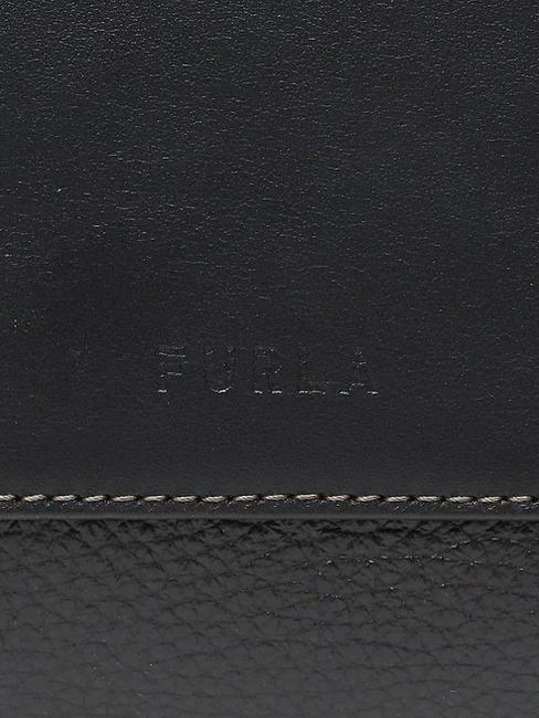 GILDA Leather mini bags with shoulder strap black + marble c - Women’s Bags