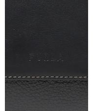 FURLA GILDA Leather mini bags with shoulder strap black + marble c - Women’s Bags - 5