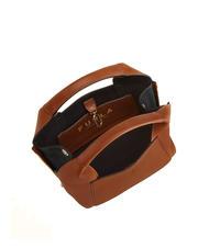 FURLA GILDA Leather mini bags with shoulder strap cognac / black - Women&rsquo;s Bags - 4