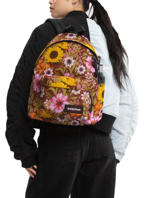 PADDED DAY PAK'R SMALL Tablet holder backpack popflower brown - Backpacks & School and Leisure