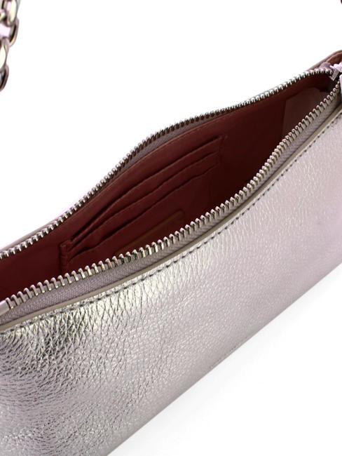 AURA  Mini shoulder bag, with shoulder strap SILVER - Women&rsquo;s Bags