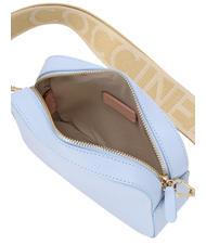 COCCINELLE TEBE Shoulder bag in textured leather mist blue - Women&rsquo;s Bags - 4