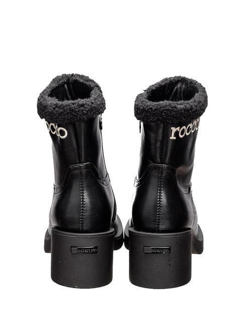 LOGO High ankle boots with zip black - Women’s shoes