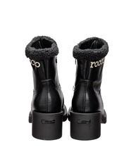 ROCCOBAROCCO LOGO High ankle boots with zip black - Women’s shoes - 4
