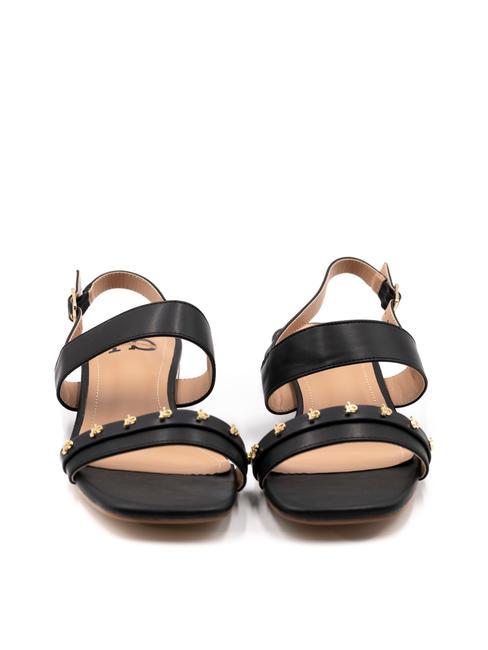 RB METALLIC Flat sling back sandals black - Women’s shoes