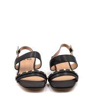 ROCCOBAROCCO RB METALLIC Flat sling back sandals black - Women’s shoes - 2