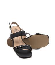 ROCCOBAROCCO RB METALLIC Flat sling back sandals black - Women’s shoes - 4