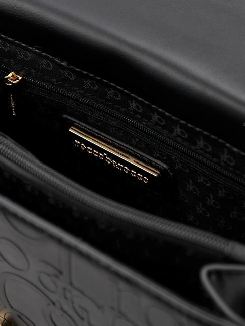 RUBINO Shoulder bag with flap black - Women’s Bags