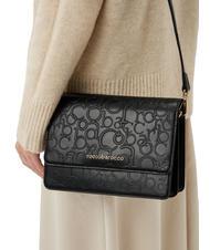 ROCCOBAROCCO RUBINO Shoulder bag with flap black - Women’s Bags - 5