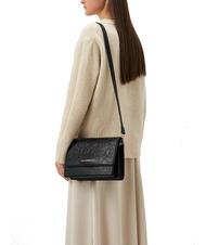 ROCCOBAROCCO RUBINO Shoulder bag with flap black - Women’s Bags - 6