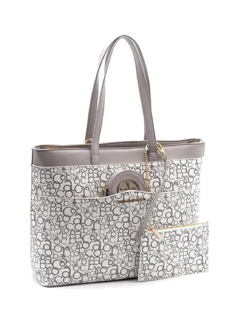 GIADA Shopping bag with shoulder strap grey/white - Women&rsquo;s Bags
