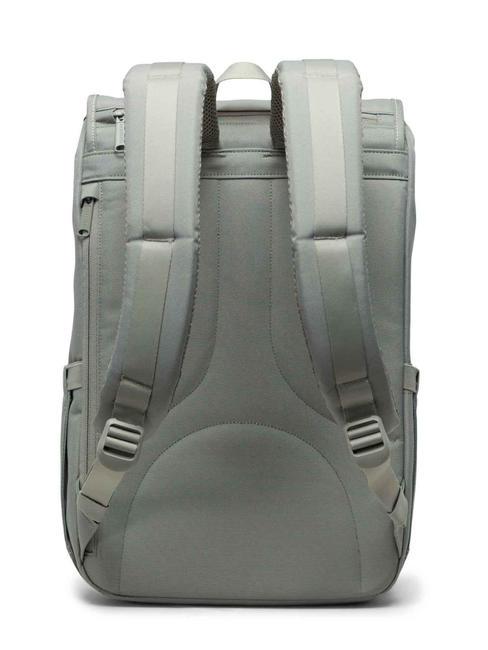 LITTLE AMERICA MID Mid size backpack seagrass/white stitch - Backpacks & School and Leisure