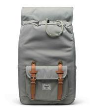 HERSCHEL LITTLE AMERICA MID Mid size backpack seagrass/white stitch - Backpacks & School and Leisure - 4