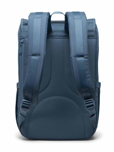 LITTLE AMERICA MID Mid size backpack blue mirage/white stitch - Backpacks & School and Leisure