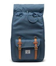 HERSCHEL LITTLE AMERICA MID Mid size backpack blue mirage/white stitch - Backpacks & School and Leisure - 4