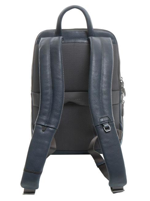 RHINO Leather backpack for 14" pc grey/blue - Laptop backpacks