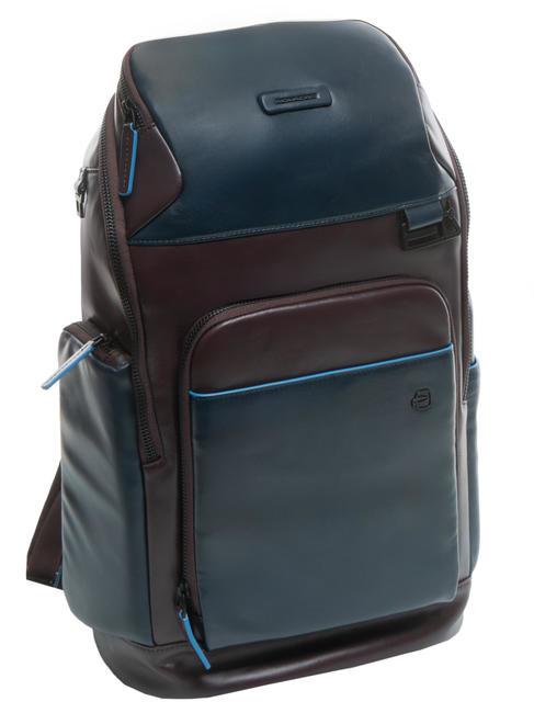 B2 REVAMP  14" PC backpack, in leather purple/blue - Laptop backpacks
