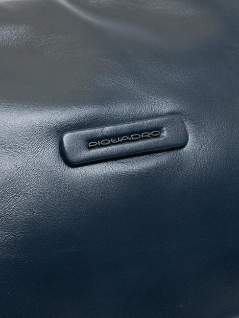 B2 REVAMP  14" PC backpack, in leather purple/blue - Laptop backpacks