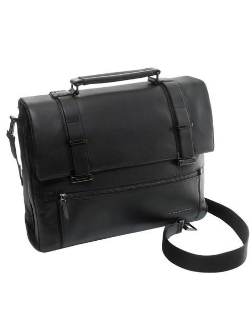 BAE 15 "laptop briefcase in leather Black - Work Briefcases
