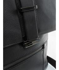 PIQUADRO BAE 15 "laptop briefcase in leather Black - Work Briefcases - 3