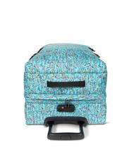 EASTPAK TRANVERZ M Medium trolley wally pattern blue - Semi-rigid Trolley Cases - 4
