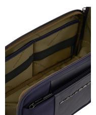 PIQUADRO BRIEF 2 Beauty with cuff blue - Beauty Case - 5