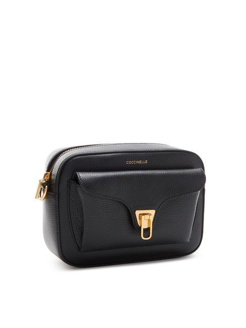 BEAT SOFT RIBB Leather shoulder bag Black - Women’s Bags