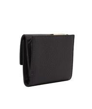 COCCINELLE METALLIC SOFT Pebbled leather wallet Black - Women’s Wallets - 4
