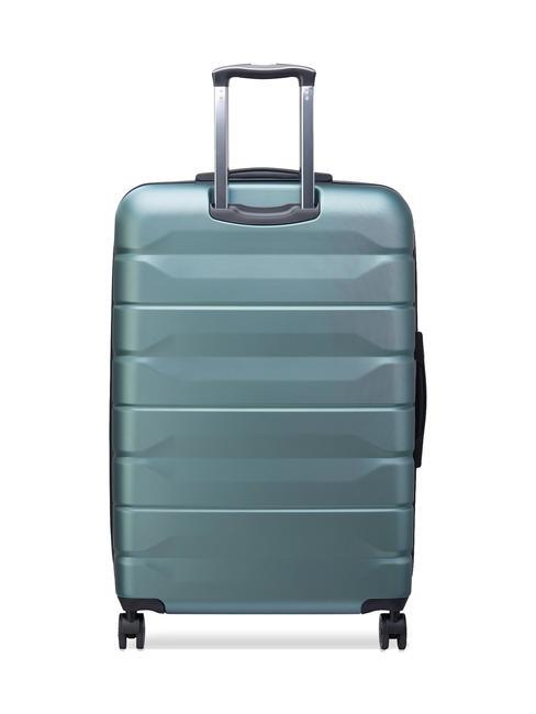 AIR ARMOUR Large size trolley, expandable green - Rigid Trolley Cases