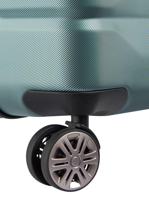 AIR ARMOUR Large size trolley, expandable green - Rigid Trolley Cases