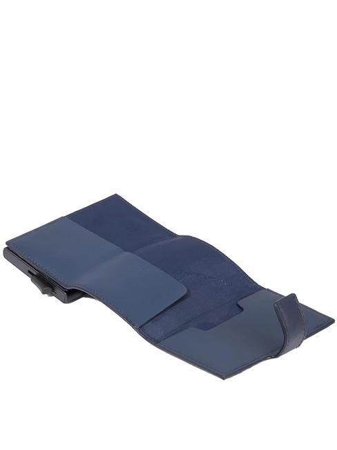 PAUL Leather card holder blue - Men&rsquo;s Wallets