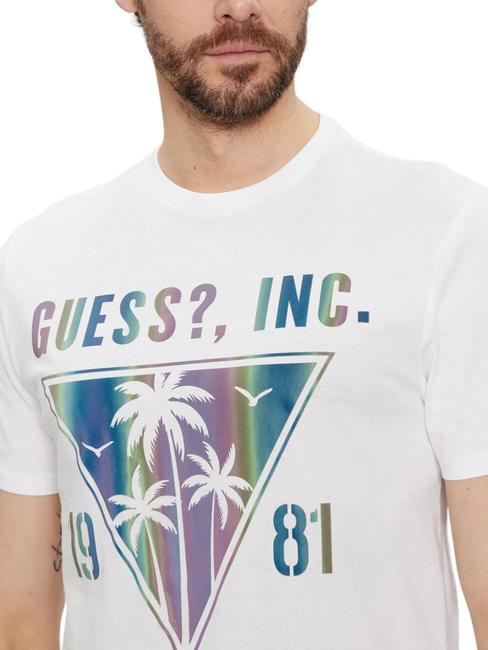 PALMS Cotton T-shirt purwhite - T-shirt