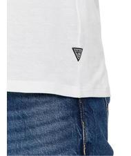 GUESS PALMS Cotton T-shirt purwhite - T-shirt - 4