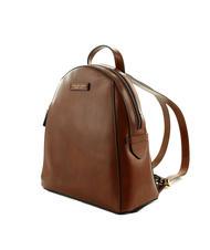 THE BRIDGE COSTANZA Leather backpack BROWN - Women’s Bags - 2