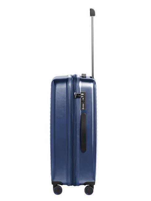 REFLEX Medium size expandable trolley ocean blue - Rigid Trolley Cases