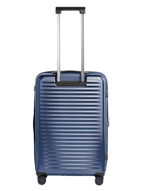 REFLEX Medium size expandable trolley ocean blue - Rigid Trolley Cases
