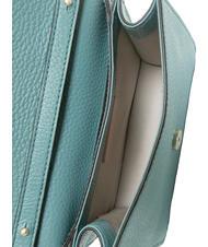 COCCINELLE TULIP Hammered leather shoulder bag aqua - Women&rsquo;s Bags - 5