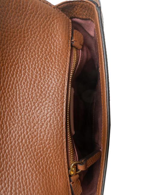 JOSEPHINE PONY Leather bag with ponyskin style insert mul.brule/brule - Women’s Bags