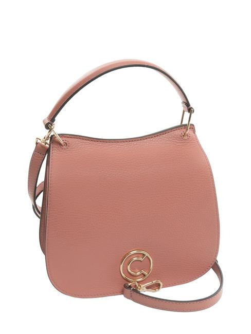 LEILANI Leather handbag with shoulder strap camellia - Women’s Bags