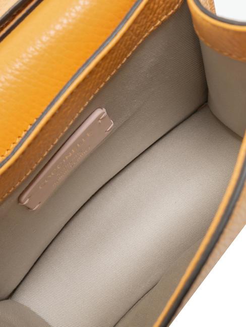 TULIP Hammered leather shoulder bag apricot - Women&rsquo;s Bags