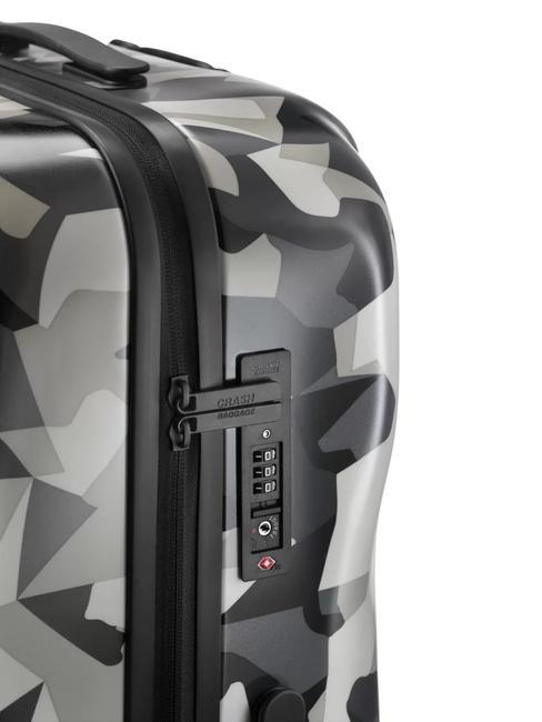 ICON PATTERN Hand luggage trolley camo grey - Hand luggage