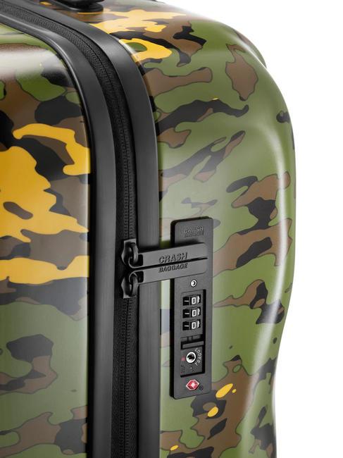 ICON PATTERN Hand luggage trolley camo green - Hand luggage