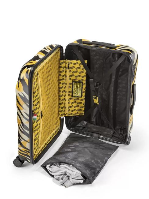 ICON PATTERN Medium size trolley tiger camo - Rigid Trolley Cases